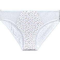 DIM Generous Organic Cotton Knickers multi-coloured polka dots