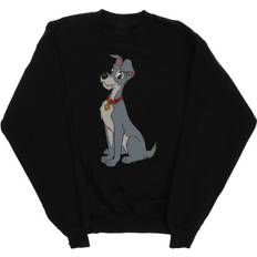 Pullover Disney Lady And The Tramp Spaghetti Heart Sweatshirt Black