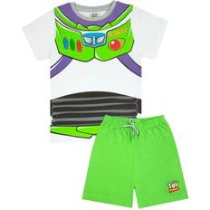 Jongen Pyjama's Toy Story Buzz Lightyear Pyjamaset - Wit/Veelkleurig/Groen