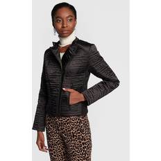 Guess Dam Jackor Guess Vattenavvisande Figursydd Jacka - Svart