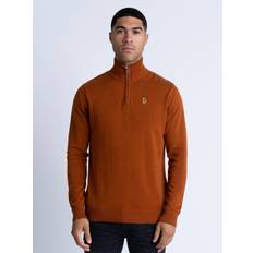 Bronce Tops Luke 1977 Pretender Quarter Zip Knit Jumper - Mens