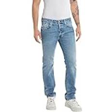 Replay Herren Jeans Waitom Regular-Fit aus Comfort Denim, Blau Light Blue 010 32L