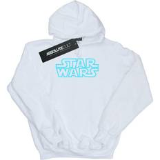 Star Wars Neon Sign Logo Hoodie White