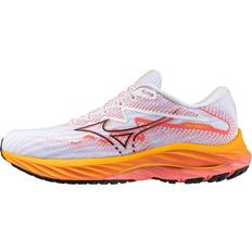 Mizuno Mujer Zapatillas de Running Mizuno Wave Rider 27 Blanco Naranja Mujer - White/Orange