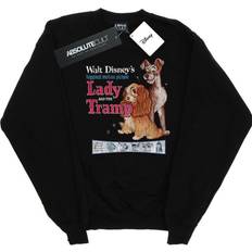 Pullover Disney Lady And The Tramp Distressed Classic Poster Sweatshirt Black