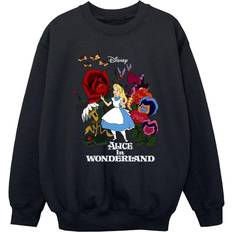 Disney Sweatshirts Disney Alice In Wonderland Flowers Sweatshirt Black Years