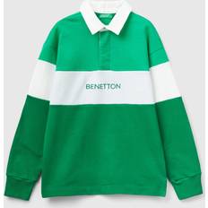 XXL Pikétröjor Barnkläder Benetton Green Regular Fit Polo, 3XL, Green, Kids