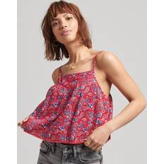 Paisley Bekleidung Superdry Women's Verziertes Vintage Trägertop Rot Größe: Rot