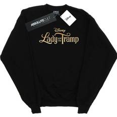 Pullover Disney Lady And The Tramp Classic Logo Sweatshirt Black