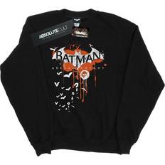 DC Comics Batman Arkham Knight Halloween Logo Art Sweatshirt Black 12-13 Years