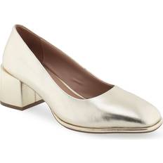 Gold Heels & Pumps Aerosoles Alae Pump Women's Gold Metallic Pumps