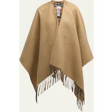 Burberry Reversible Check Wool Cape