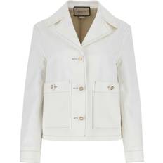 Gucci Jacketts Gucci White Cotton Blazer White