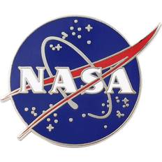 Grey Brooches NASA Logo Pin Astronaut Space Enamel Pin