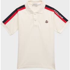 Babies Polo Shirts Moncler Enfant Kids White Woven Polo 10Y