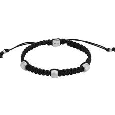 Fossil Bracelets Fossil Harlow Linear Texture Black Nylon Components Bracelet JF04567040 JF04567040