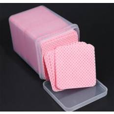 Nagelprodukter Shein 200Pcs Pink Nail Wipes Nail Polish Remover Pads Soft Absorbable Eyelash Extension Glue Cleaning Wipes 200-pack