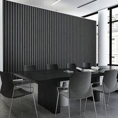 Shein One Roll 45cm/17.72in*300cm, 500cm/118.11, 196.85in Pvc Self-Adhesive Wallpaper Modern Minimalist Style Striped Line Room Decoration Wall Decora