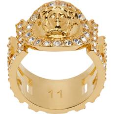 Versace Rings Versace Icon Medusa Crystal Ring - Gold