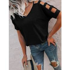 Shein Oberteile Shein Cut Out Dolman Sleeve Tee