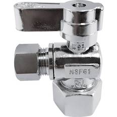 Kingston Brass KF4310 1/2 FIP x 3/8 OD Comp Angle Stop Valve Polished Chrome