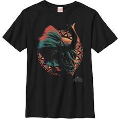 Children's Clothing Marvel Boy Black Panther 2018 Killmonger Mask Graphic Tee Black