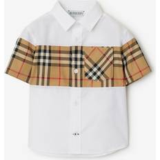 Babies Shirts Children's Clothing Burberry Kids Baby Check poplin shirt multicoloured