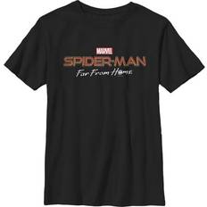 Tops Marvel Boy Spider-Man: Far From Home Classic Logo Graphic Tee Black