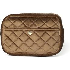 Fan Palm Hazelnut Medium Beauty Bag