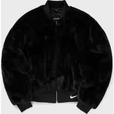 Nike Womens Faux Fur Bomber Jacket