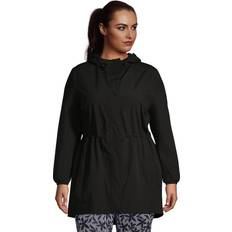 Lands' End Rain Clothes Lands' End Women Petite Waterproof Hooded Packable Raincoat