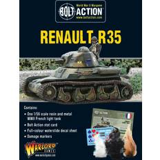 Warlord Games Renault R-35 1:56 28mm Scale Model Tank For Bolt Action Highly Detailed 2 Miniatures for Table-top Wargaming