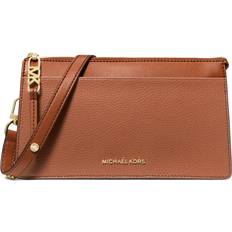 Michael Kors Damen Umhängetaschen Michael Kors Empire Large Leather Convertible Crossbody Bag - Luggage