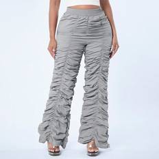 Shein Women'S Parachute Wrinkled Long Pants