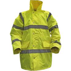 Worksafe Ropa de Trabajo Worksafe Hi-Vis Yellow Motorway Jacket with Quilted Lining