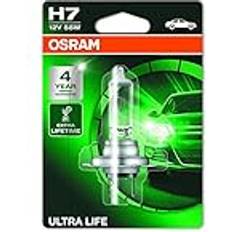 Osram ULTRA LIFE H7, Halogen-Scheinwerferlampe, 64210ULT-01B, Einzelblister