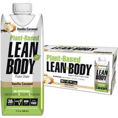Labrada Nutrition Lean Body Ready-to-Drink, Plant-Based Vegan Vanilla Caramel Protein Shake, 30g No