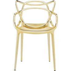 Kartell Armchairs Kartell Masters Chair Gold Armchair