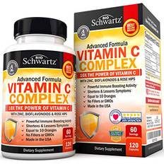 BioSchwartz Vitamin C 1000mg Capsules Zinc, Rose