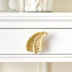 Melody Maison Curved Leaf Drawer Knob Metallic Gold 1pcs