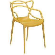 Kartell Masters Armlehnstuhl Senf 100% Recyceltes 53.5x84x55 cm Sillón