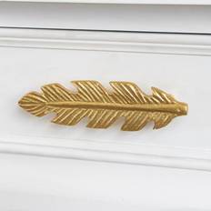 Melody Maison Gold Feather Drawer Knob Gold 1pcs