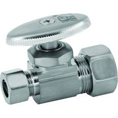 Plumbing PROFLO Pf211 5/8 X 3/8 Od Standard Straight Stop Nickel