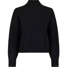 Acryl Blusen Neo Noir Pullover Paulina - Schwarz