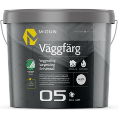 Midun Väggfärg Helmatt Väggfärg Vit