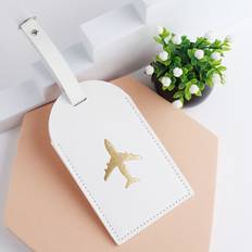 Shein Plane Graphic Luggage Tag Card Holder for Honeymoon