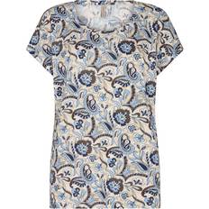 Soyaconcept Overdele Soyaconcept Felicity 419 T Shirt Paisley Blå-M