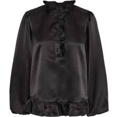 Pieces Nessa Blouse - Black