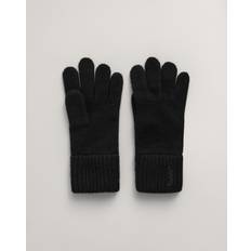 Gant Wool Knit Gloves Black One