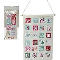 Advent Calendars Trimits ADKIT2 Adventskalender zum Selbermachen, Stoff, 30 x 46 cm, cremefarben